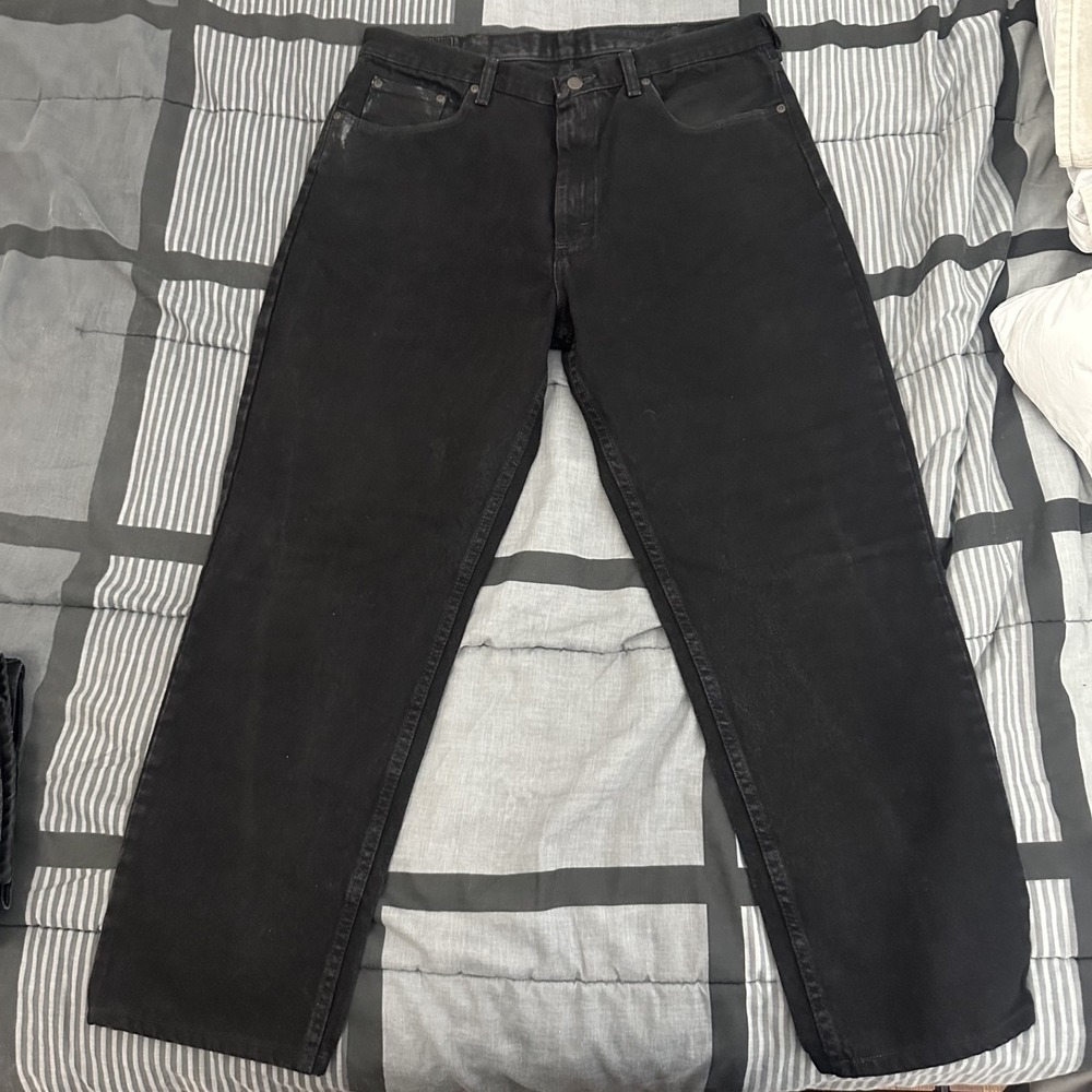 BCC Blues Mens Jeans 36x32 black Denim